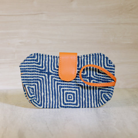 Hancrafted ikat Ladies Handbag Set | Set of 5