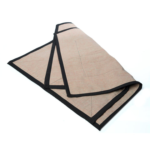 Cotton Pooja Mat | Handloom Prayer Mat (27x22)