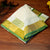 kasavu saree with leafy green color
