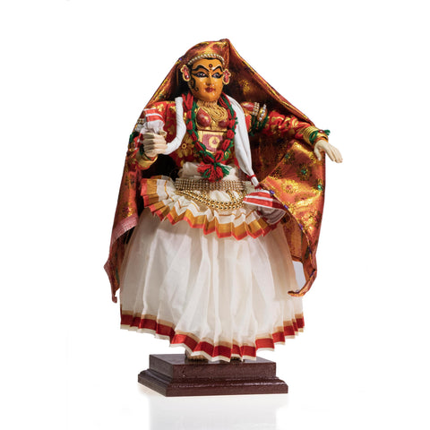 Kathakali Figurine Rukmini | Kerala Handicraft Doll