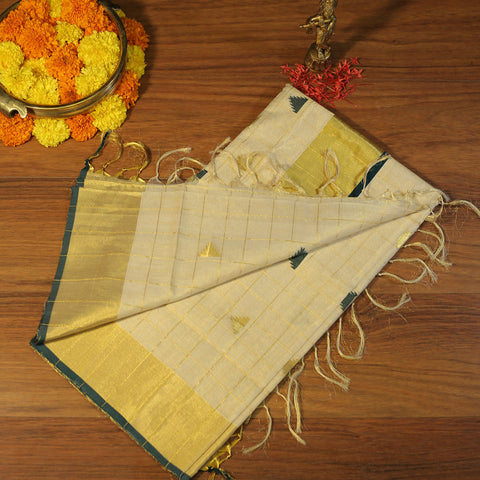 kerala handloom tissue silk saree