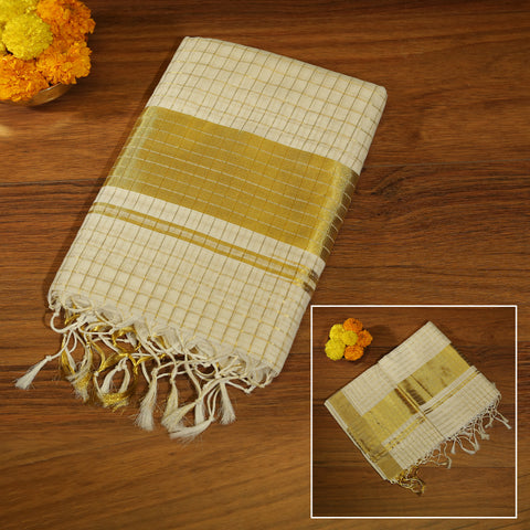 premium kerala handloom with tassels