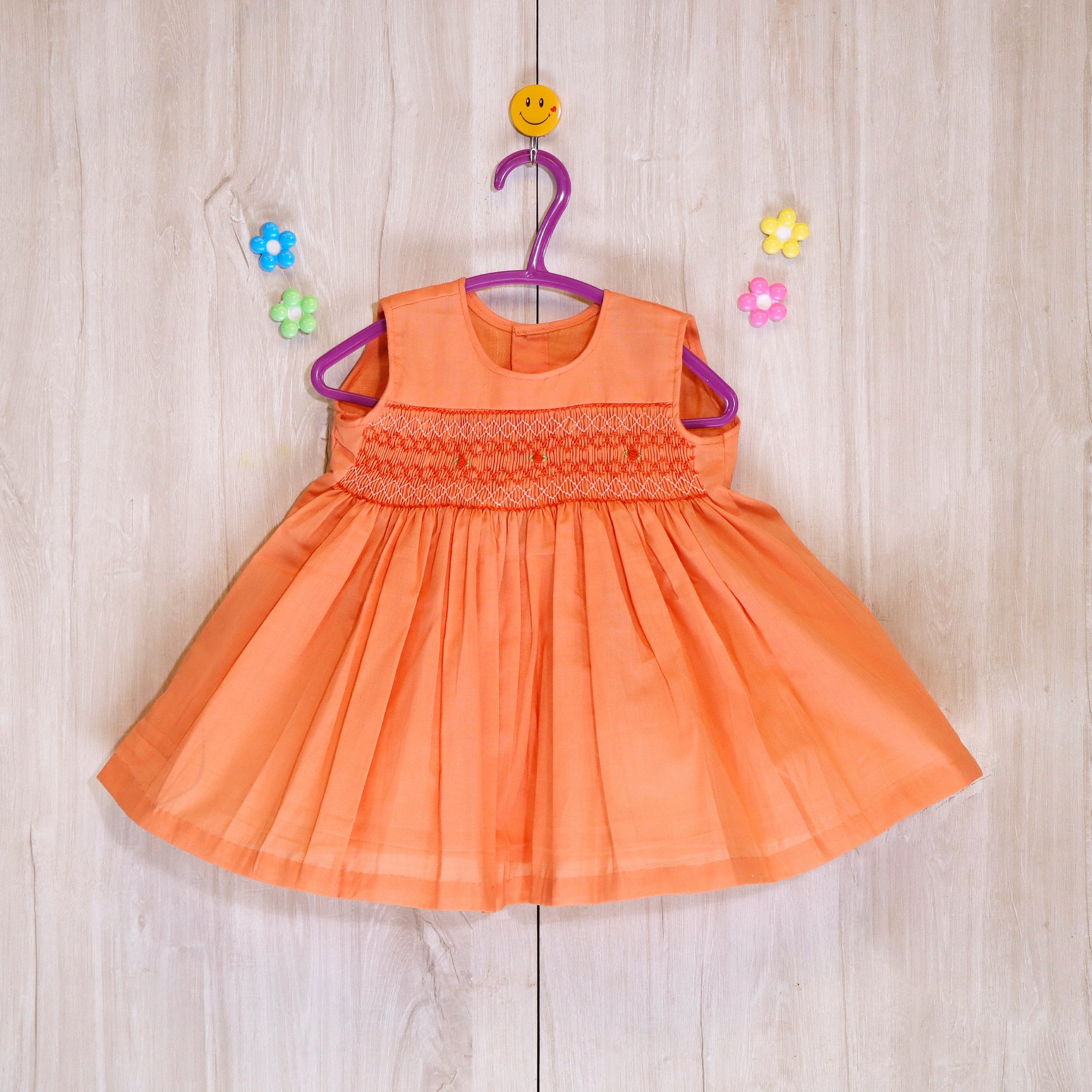 Smocked Baby Frocks 12 to 15 Months - Main Image