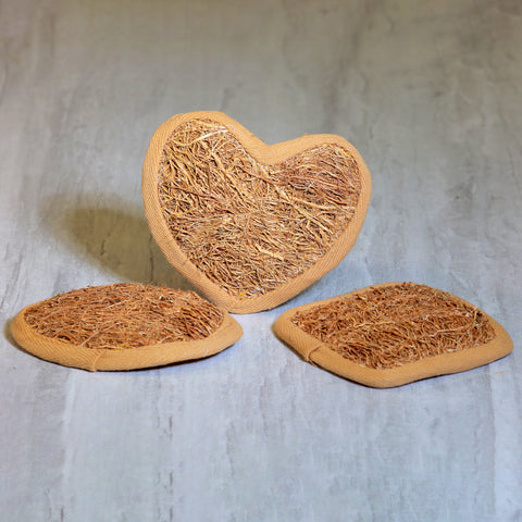 vetiver natural bathing scrubber