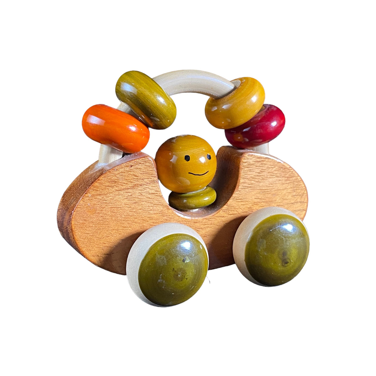 Woonden Car Rattle | Rattle for Kids | Channapatna Product– CultureShoppe