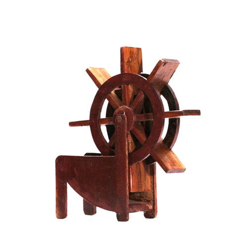 Wooden Cart Wheel | Handmade Decorative Collectibles