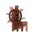 Wooden Cart Wheel | Handmade Decorative Collectibles