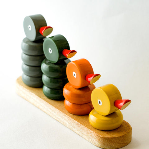 Multicolour ring duck counting set for babies