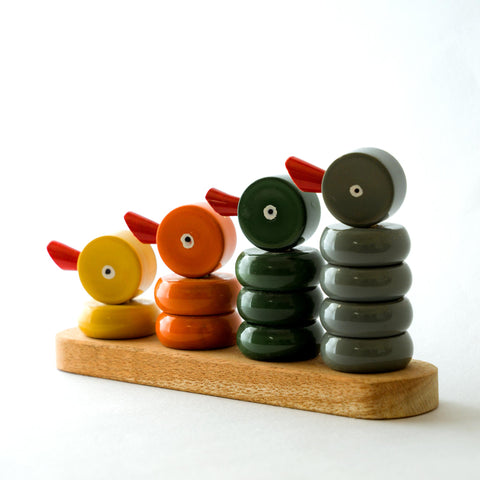 wooden duck counting set 