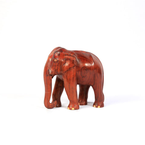 wooden elephant figurine 