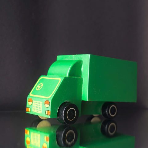 wooden food truck toy