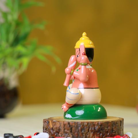 Channapatna Wooden Ganesha Figurine