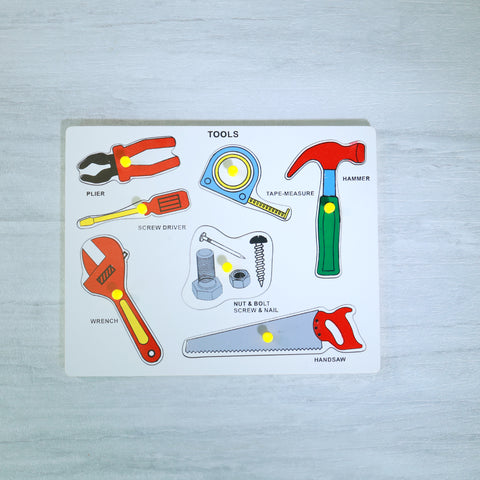 wooden puzzles tools