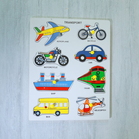 wooden puzzles vehicles
